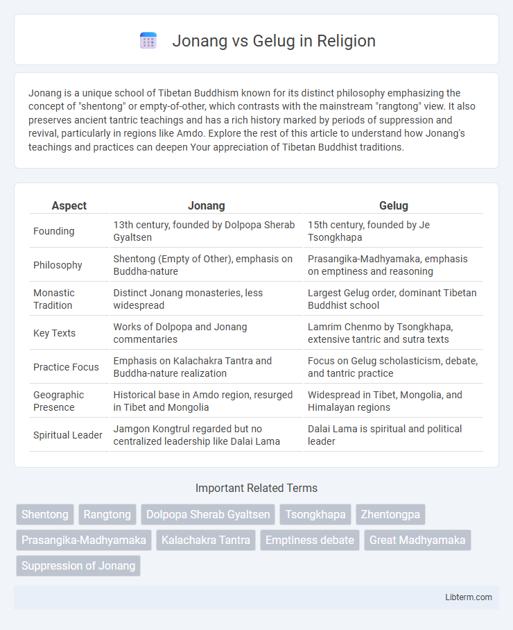 Gelug vs Jonang in Religion - What is The Difference?