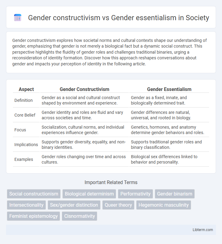 Gender essentialism vs Gender constructivism in Society - What is The Difference?