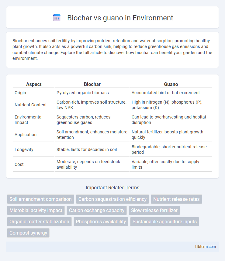 guano vs Biochar in Environment - What is The Difference?