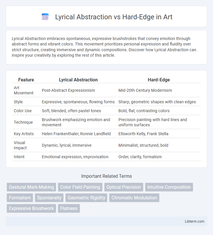 Hard-Edge vs Lyrical Abstraction in Art - What is The Difference?