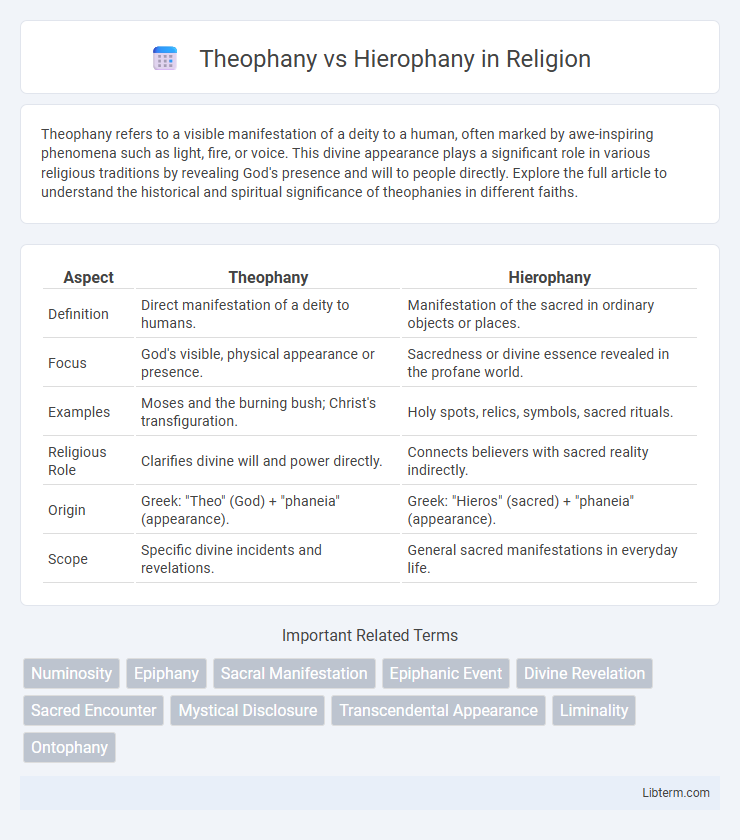 Hierophany vs Theophany in Religion - What is The Difference?