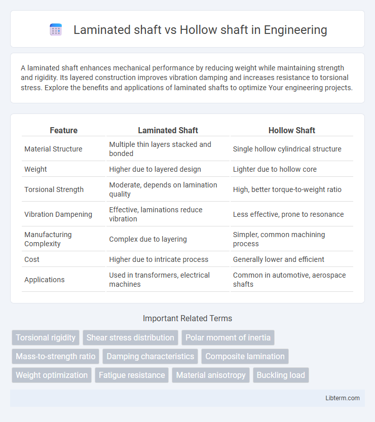 Hollow shaft vs Laminated shaft in Engineering - What is The Difference?