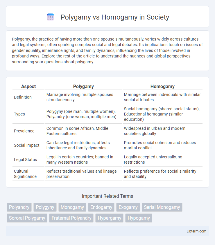 Homogamy vs Polygamy in Society - What is The Difference?