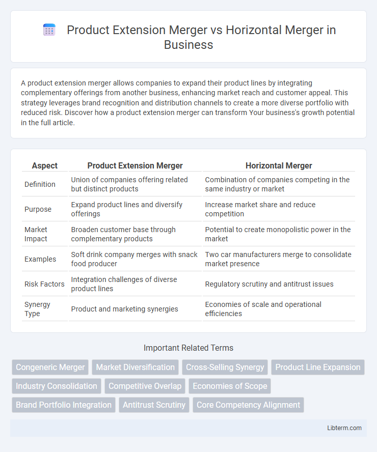 Horizontal Merger vs Product Extension Merger in Business - What is The Difference?