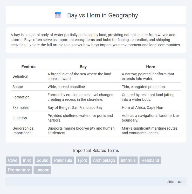 Horn vs Bay in Geography - What is The Difference?