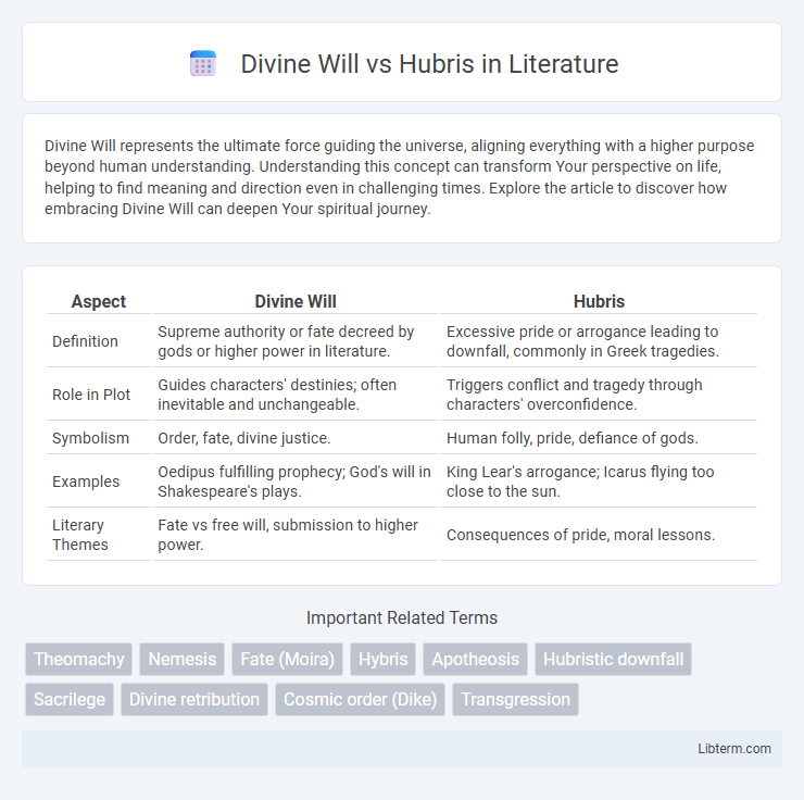 Hubris vs Divine Will in Literature - What is The Difference?