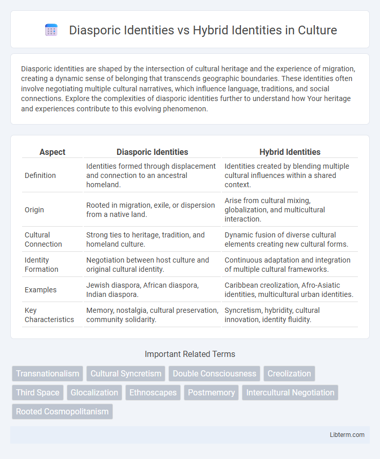 Hybrid Identities vs Diasporic Identities in Culture - What is The Difference?