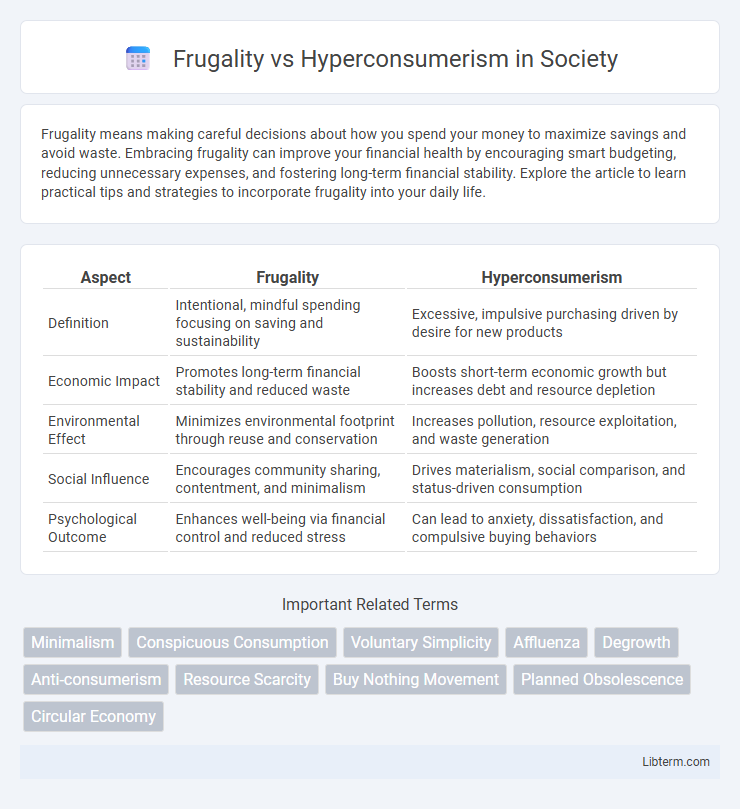 Hyperconsumerism vs Frugality in Society - What is The Difference?
