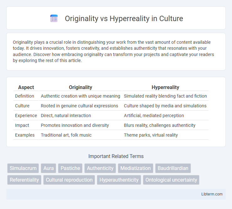 Hyperreality vs Originality in Culture - What is The Difference?
