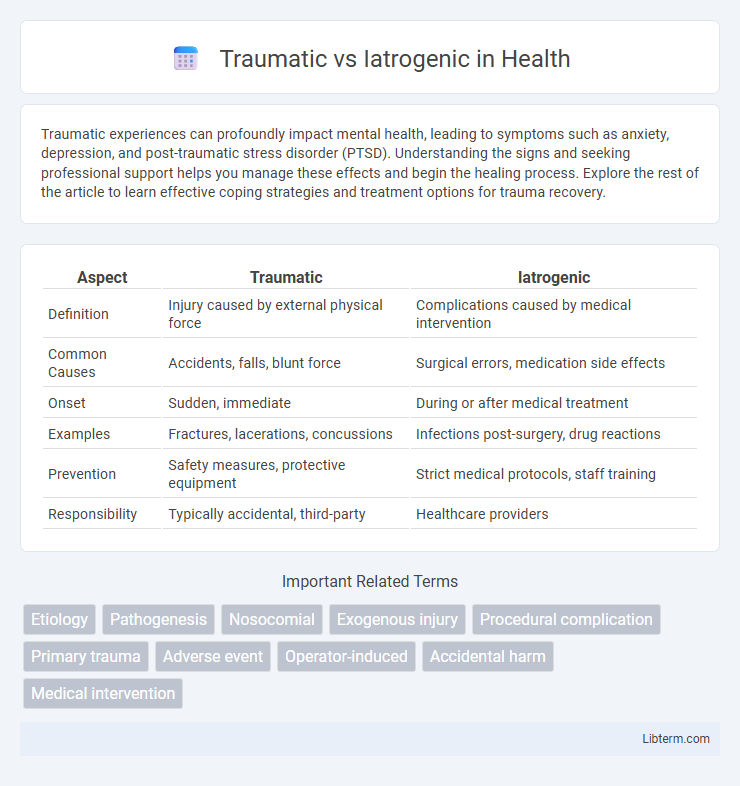 Iatrogenic vs Traumatic in Health - What is The Difference?