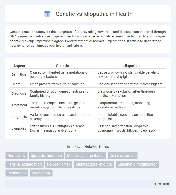 Idiopathic vs Genetic in Health - What is The Difference?