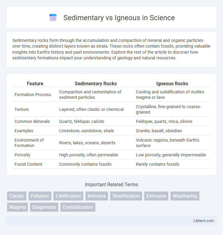Igneous vs Sedimentary in Science - What is The Difference?