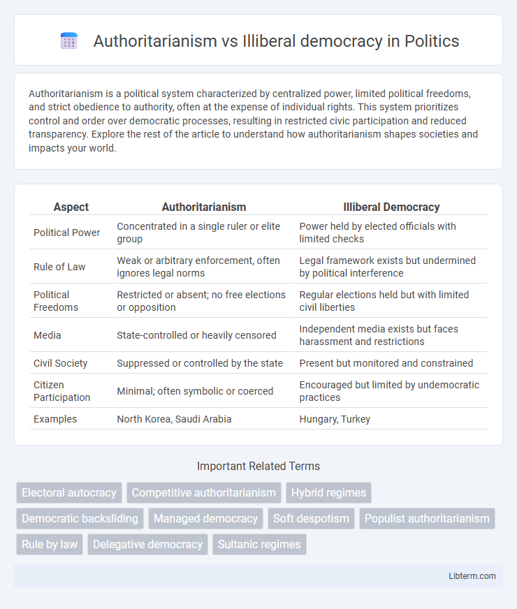 Illiberal democracy vs Authoritarianism in Politics - What is The Difference?