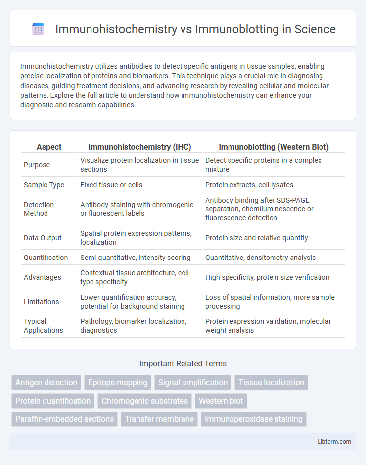 Immunoblotting vs Immunohistochemistry in Science - What is The Difference?