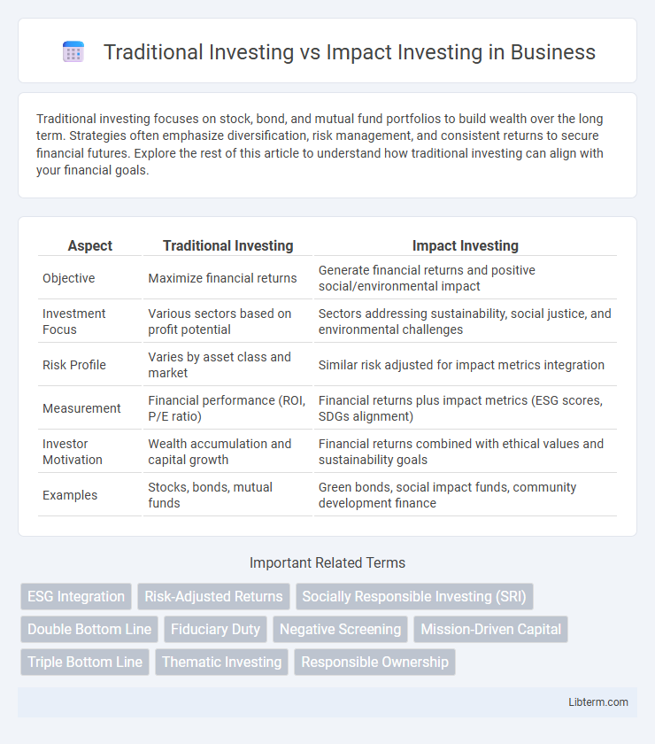 Impact Investing vs Traditional Investing in Business - What is The Difference?