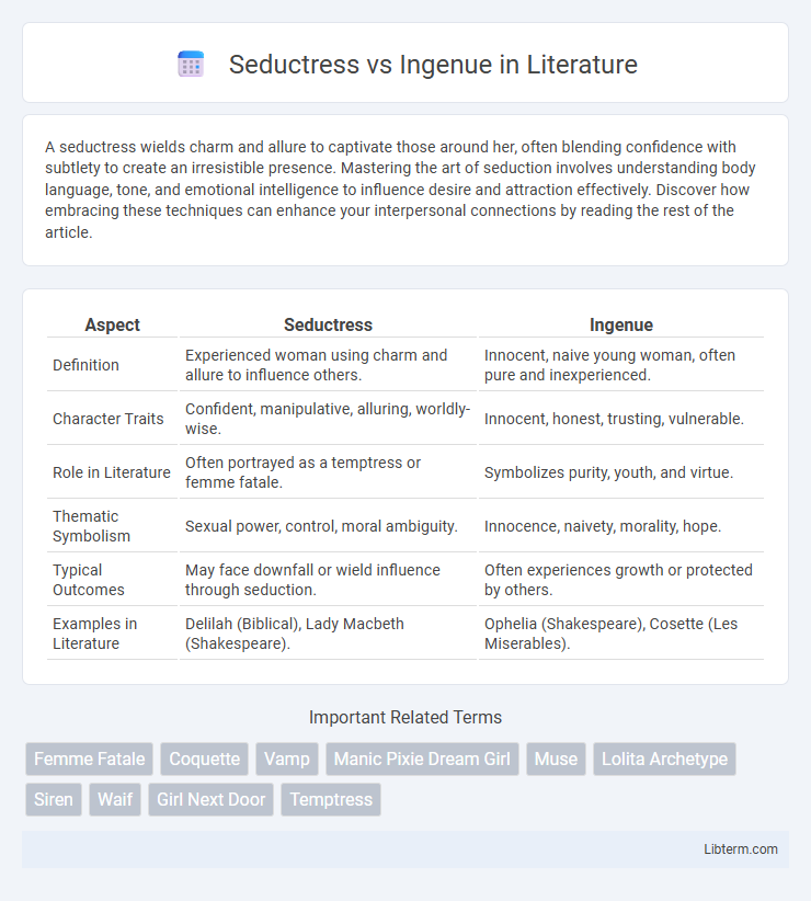 Ingenue vs Seductress in Literature - What is The Difference?