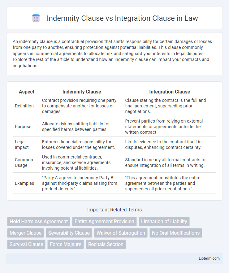 Integration Clause vs Indemnity Clause in Law - What is The Difference?