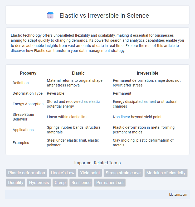 Irreversible vs Elastic in Science - What is The Difference?
