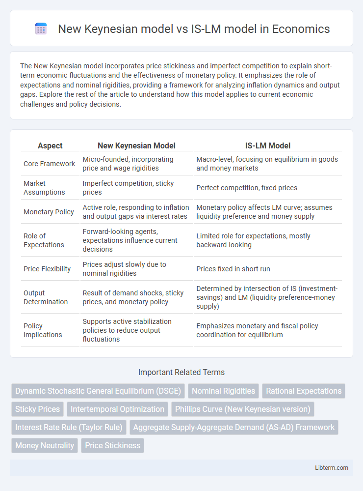 IS-LM model vs New Keynesian model in Economics - What is The Difference?