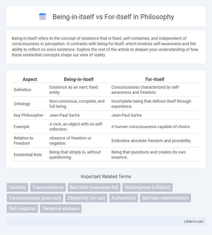 For-itself vs Being-in-itself in Philosophy - What is The Difference?