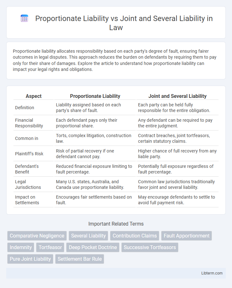 Joint and Several Liability vs Proportionate Liability in Law - What is The Difference?