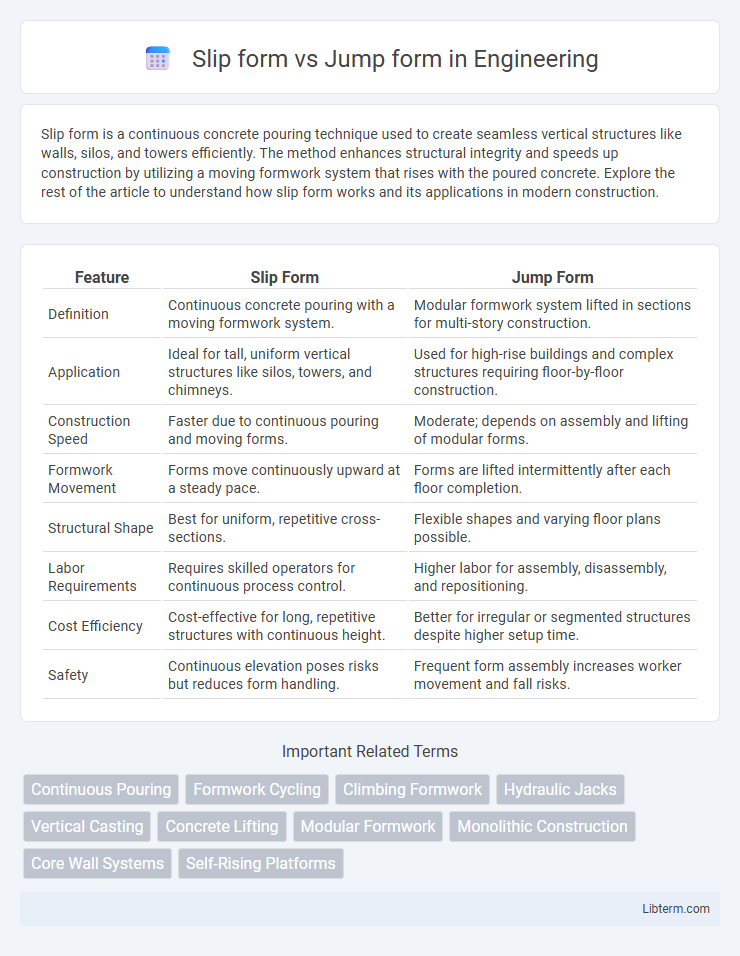 Jump form vs Slip form in Engineering - What is The Difference?