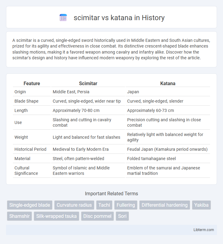katana vs scimitar in History - What is The Difference?
