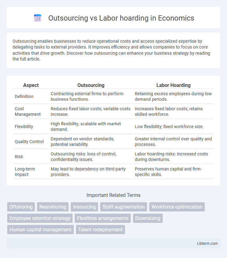 Labor hoarding vs Outsourcing in Economics - What is The Difference?