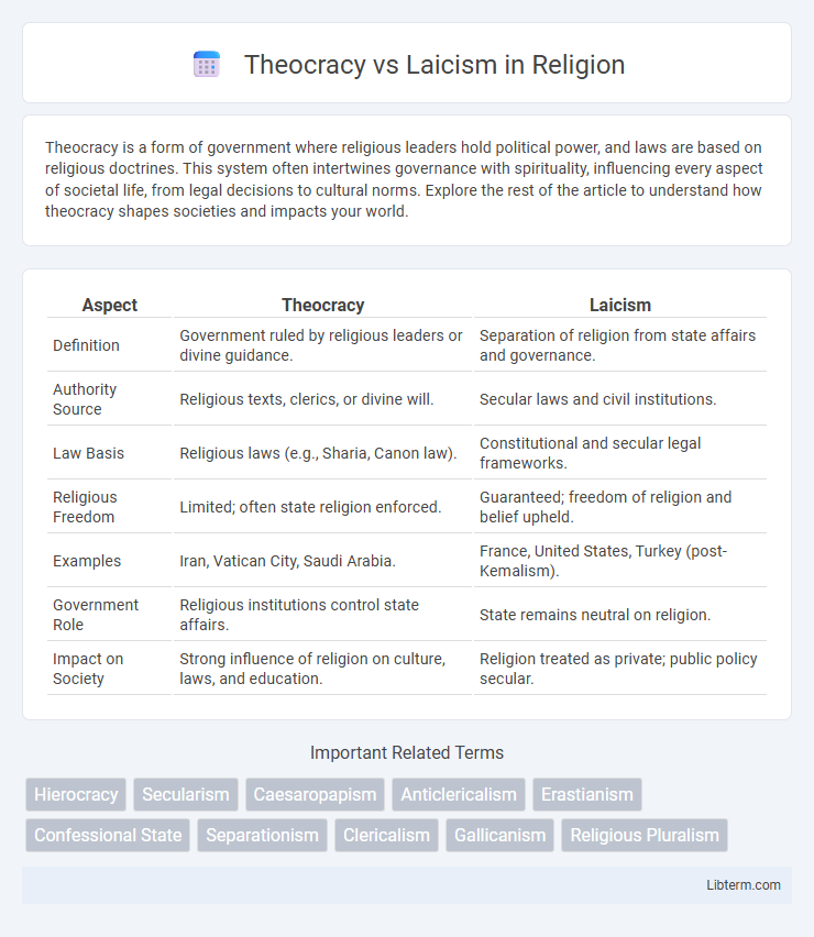 Laicism vs Theocracy in Religion - What is The Difference?