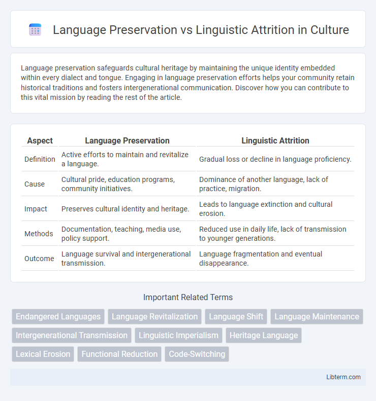 Linguistic Attrition vs Language Preservation in Culture - What is The Difference?