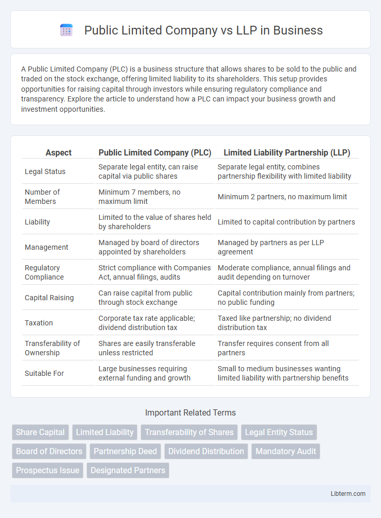 LLP vs Public Limited Company in Business - What is The Difference?