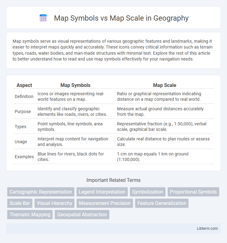 Map Scale vs Map Symbols in Geography - What is The Difference?