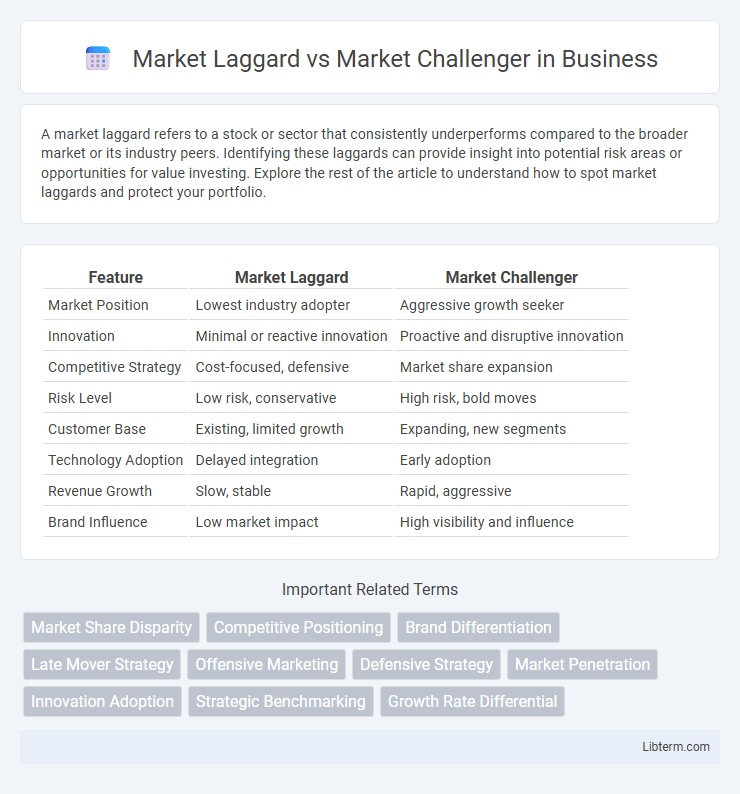Market Challenger vs Market Laggard in Business - What is The Difference?