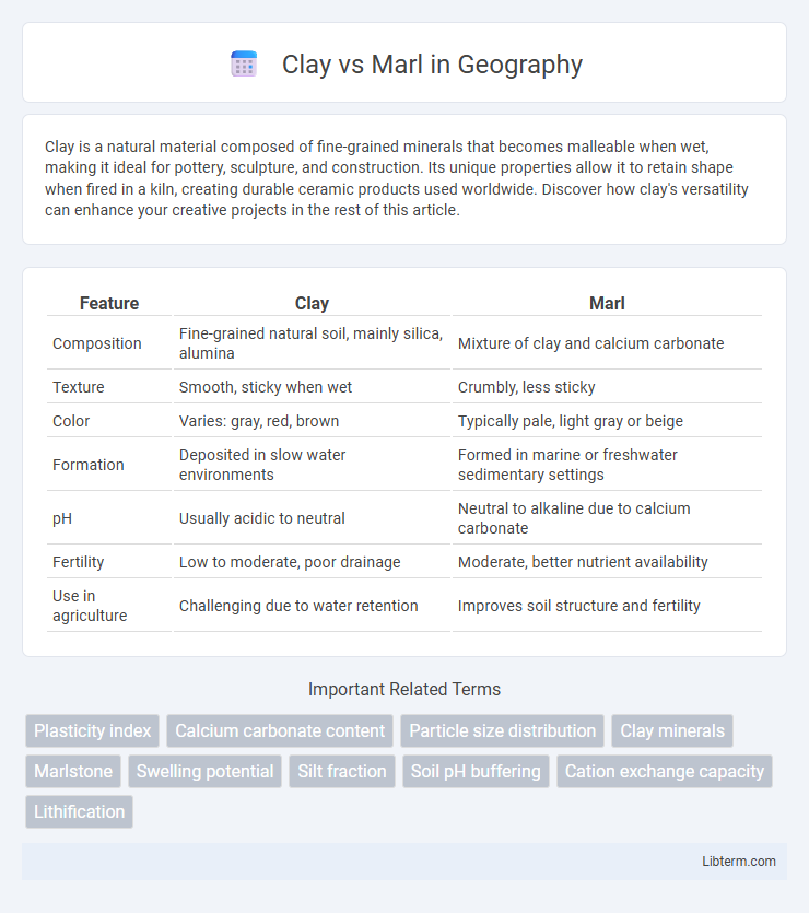 Marl vs Clay in Geography - What is The Difference?