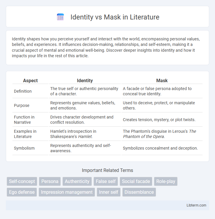 Mask vs Identity in Literature - What is The Difference?