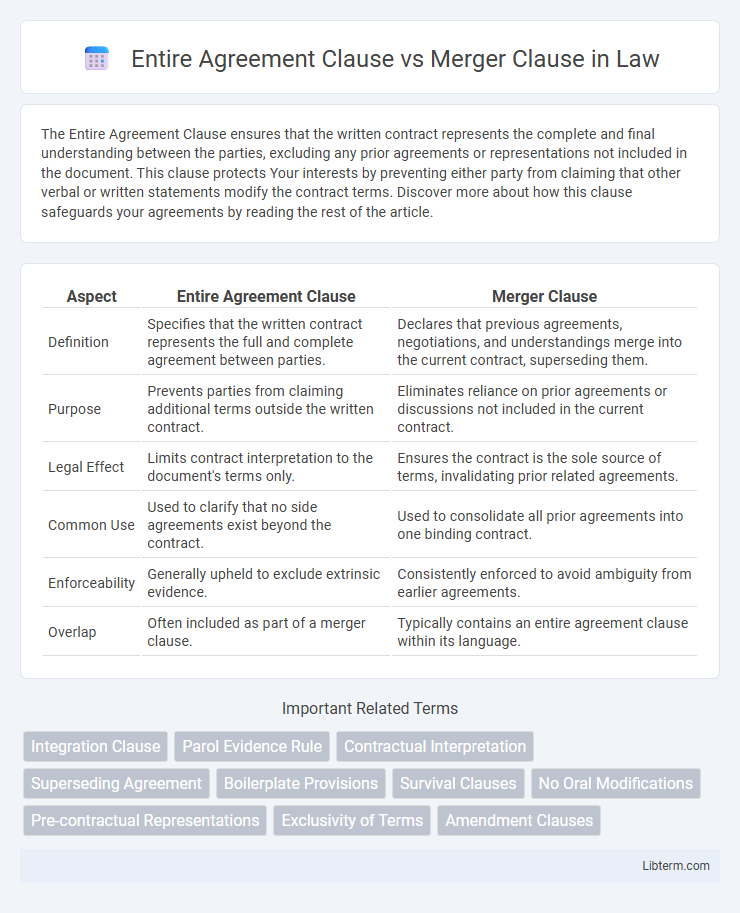 Merger Clause vs Entire Agreement Clause in Law - What is The Difference?