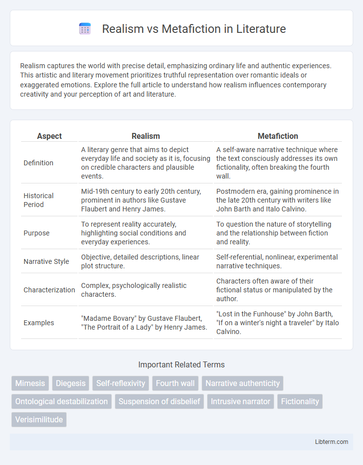 Metafiction vs Realism in Literature - What is The Difference?
