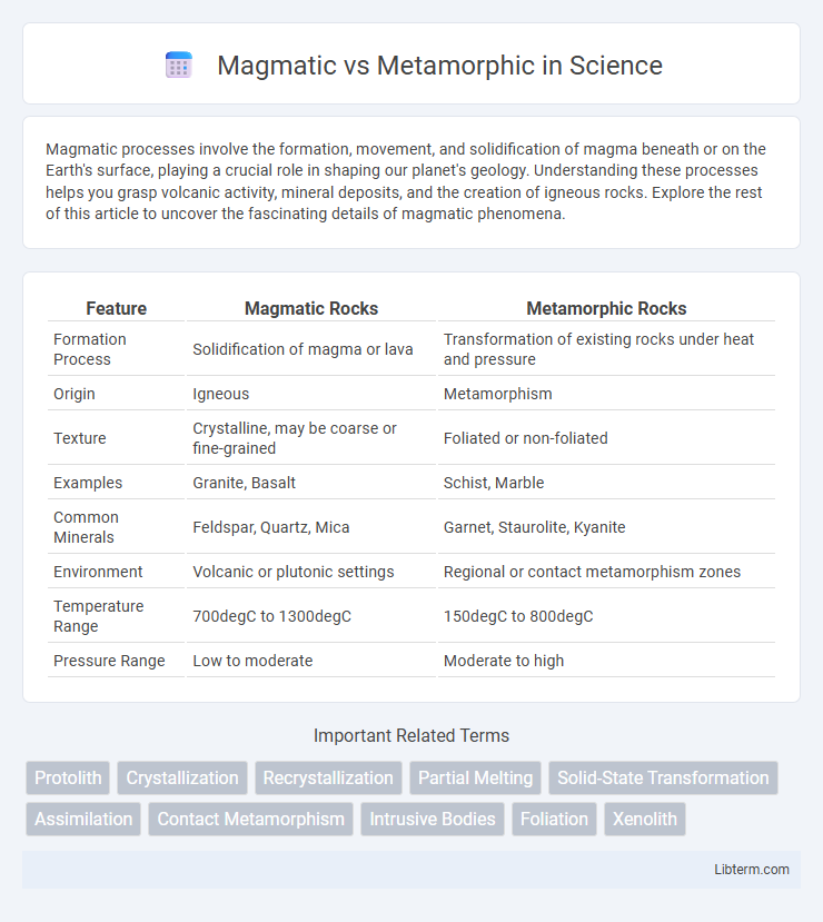 Metamorphic vs Magmatic in Science - What is The Difference?