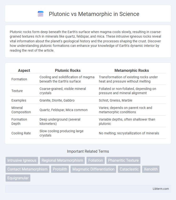 Metamorphic vs Plutonic in Science - What is The Difference?