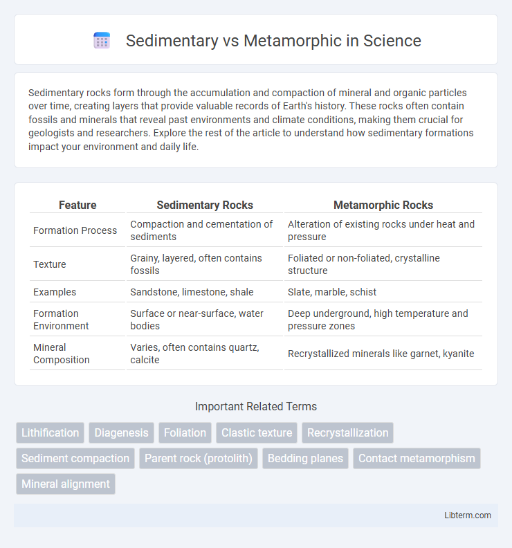 Metamorphic vs Sedimentary in Science - What is The Difference?
