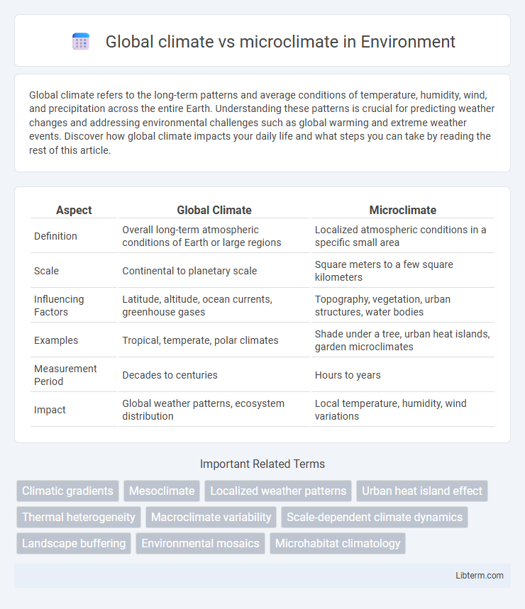 microclimate vs Global climate in Environment - What is The Difference?