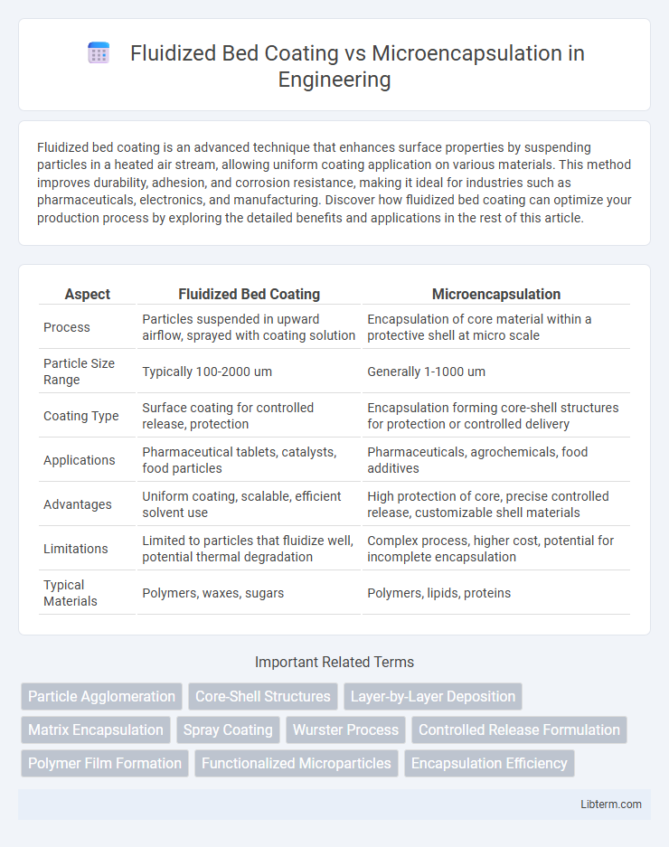 Microencapsulation vs Fluidized Bed Coating in Engineering - What is The Difference?