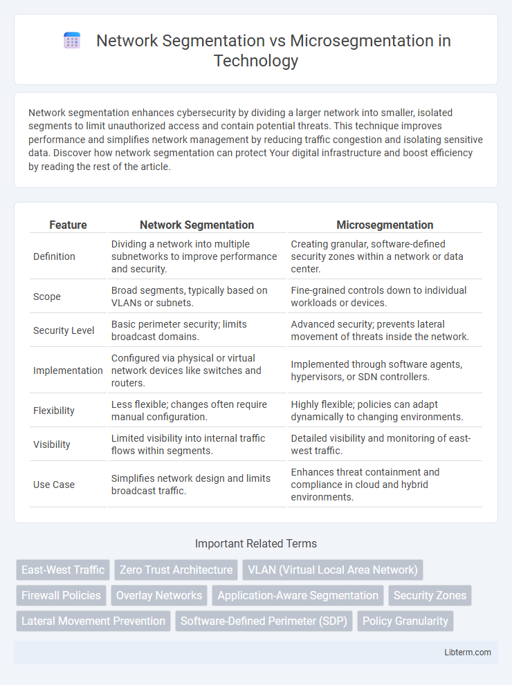 Microsegmentation vs Network Segmentation in Technology - What is The Difference?