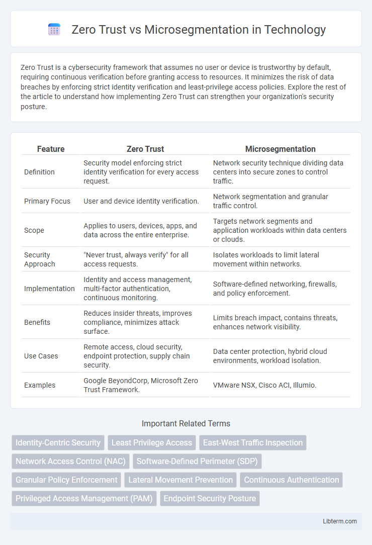 Microsegmentation vs Zero Trust in Technology - What is The Difference?