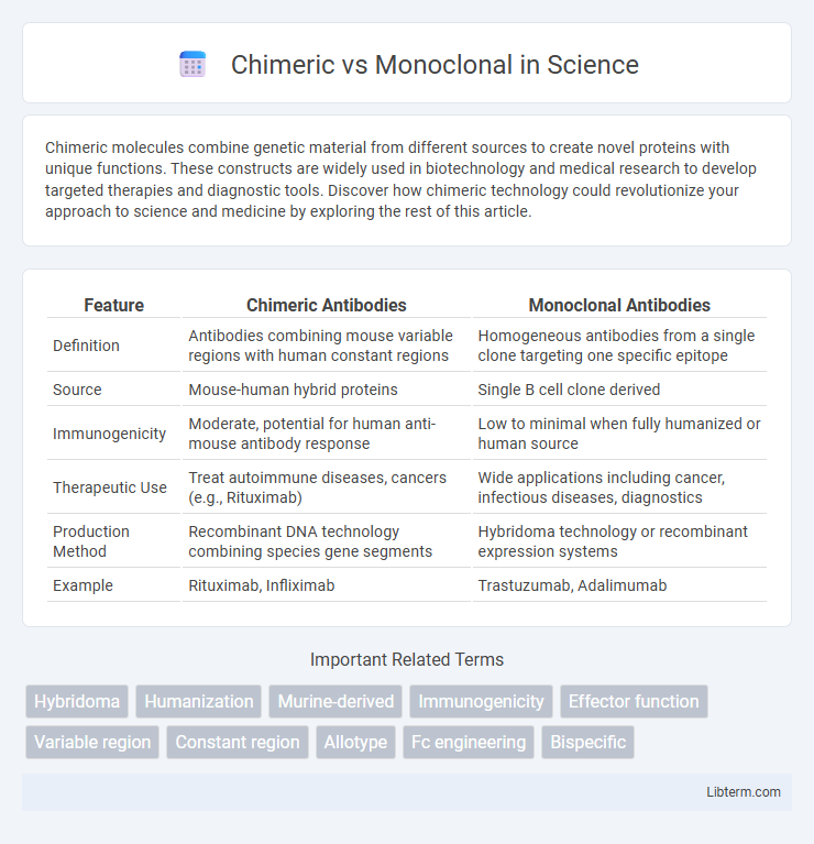 Monoclonal vs Chimeric in Science - What is The Difference?