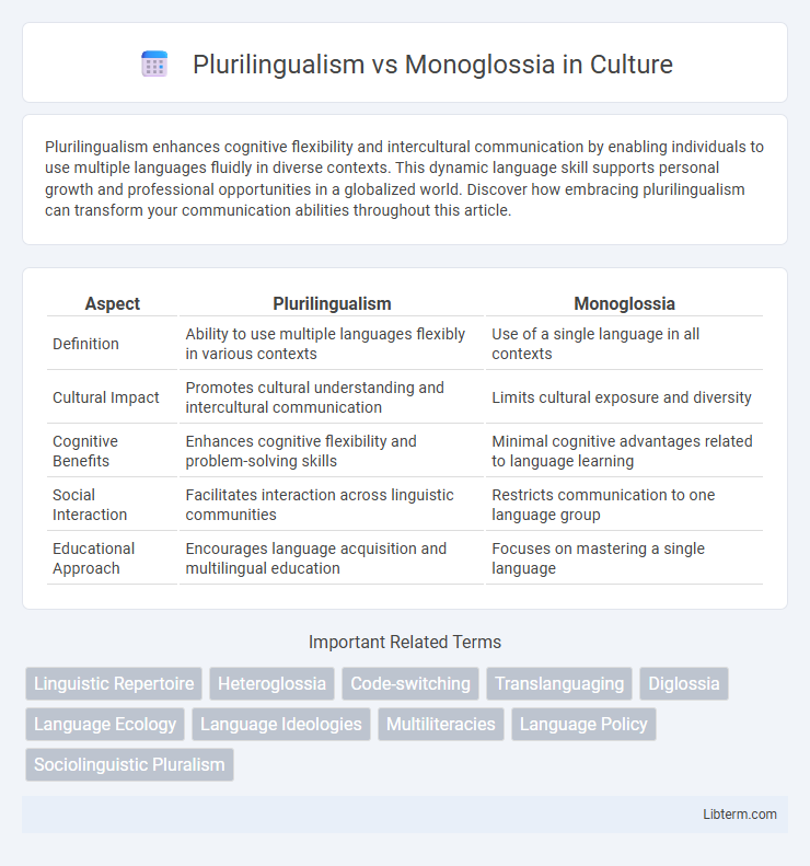 Monoglossia vs Plurilingualism in Culture - What is The Difference?