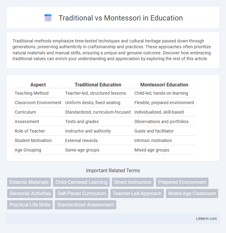 Montessori vs Traditional in Education - What is The Difference?