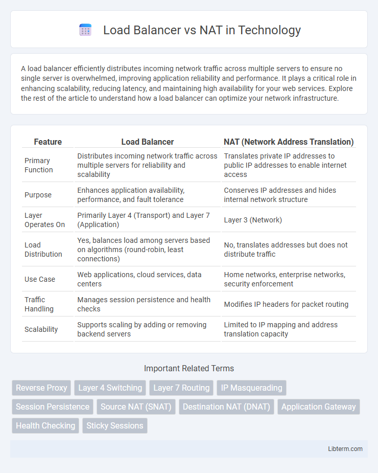 NAT vs Load Balancer in Technology - What is The Difference?