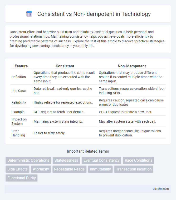 Non-idempotent vs Consistent in Technology - What is The Difference?