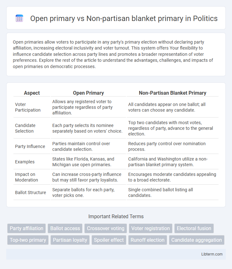 Non-partisan blanket primary vs Open primary in Politics - What is The Difference?
